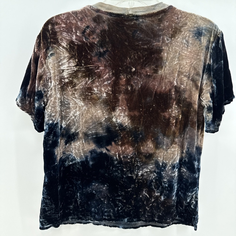 Nation LTD Top T-Shirt Aelly Tee Tie Dye Velvet Size XS - Picture 4 of 7
